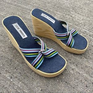 90s Steve Madden platform shoes 🌈